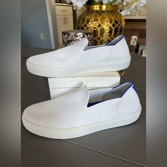 Rothy’s The Original Slip On Sneaker White Womens Size 9 - Picture 2 of 9